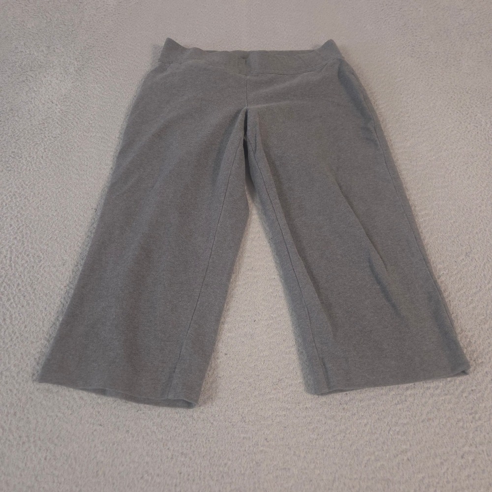 Lands' End Pants Womens S Petite 6-8 Starfish Crop Straight Cotton Knit Stretch
